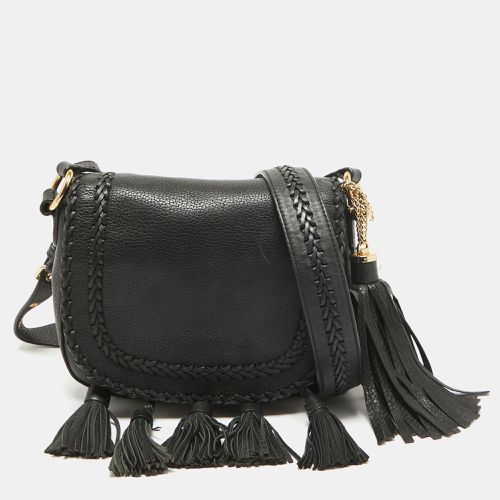 Michael Kors Black Leather Moroccan Saddle Crossbody Bag - Michael Kors - Modalova