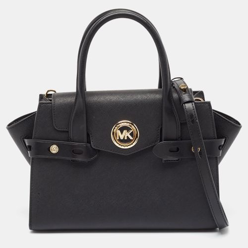 Michael Kors Black Leather Carmen Belted Tote - Michael Kors - Modalova