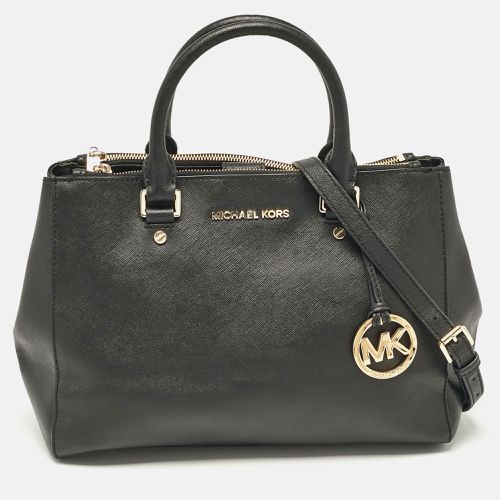 Michael Kors Black Leather Medium Sutton Tote - Michael Kors - Modalova