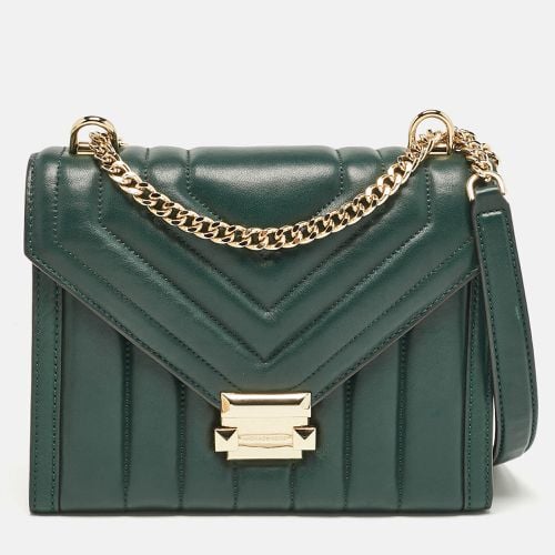 Michael Kors Green Quilted Leather Medium Whitney Shoulder Bag - Michael Kors - Modalova