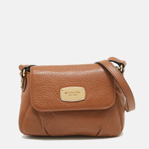 Michael Kors Brown Leather Jet Set Flap Crossbody Bag - Michael Kors - Modalova