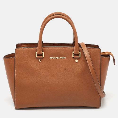 Michael Kors Brown Leather Large Selma Tote - Michael Kors - Modalova