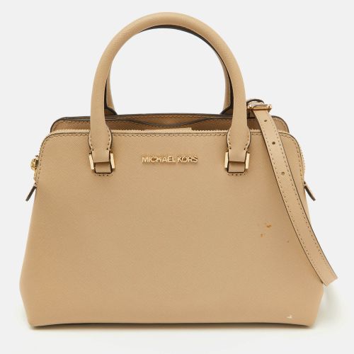 Michael Kors Beige Leather Small Idina Satchel - Michael Kors - Modalova