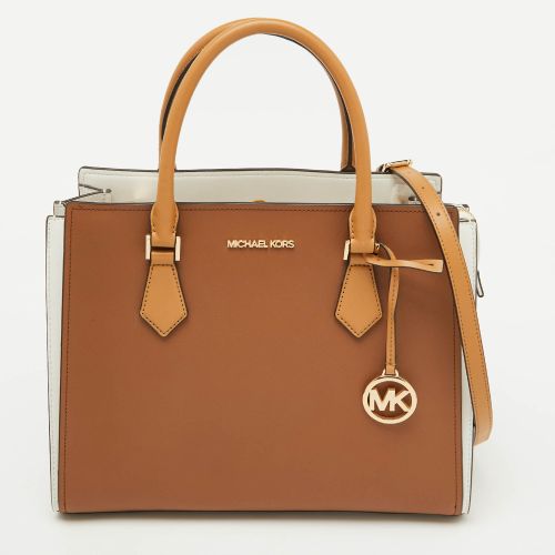 White Leather Large Hope Tote - Michael Kors - Modalova