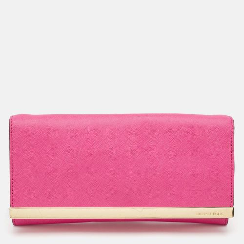 Michael Kors Fuchsia Leather Lana Clutch Bag - Michael Kors - Modalova