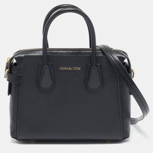 Michael Kors Black Leather Small Belted Mercer Satchel - Michael Kors - Modalova