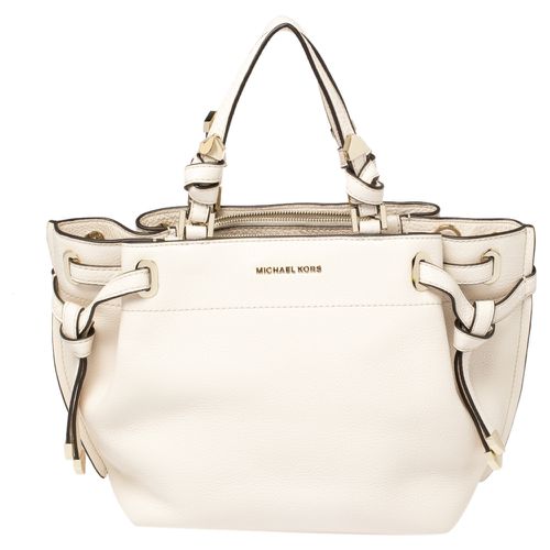 Michael Kors Cream Leather Greta Shoulder Bag - Michael Kors - Modalova