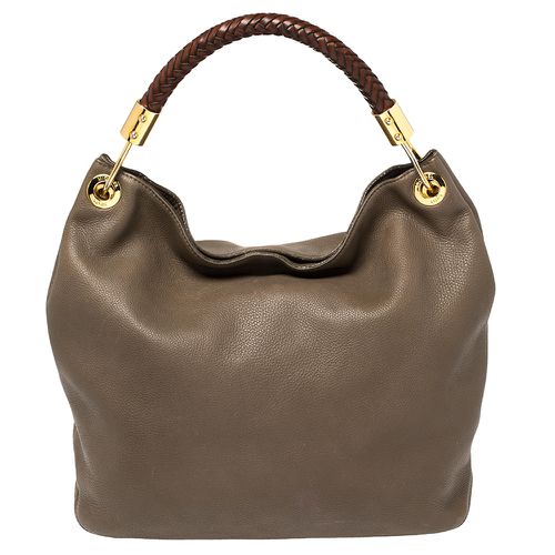 Michael Kors Dark Beige/Brown Soft Leather Skorpios Hobo - Michael Kors - Modalova