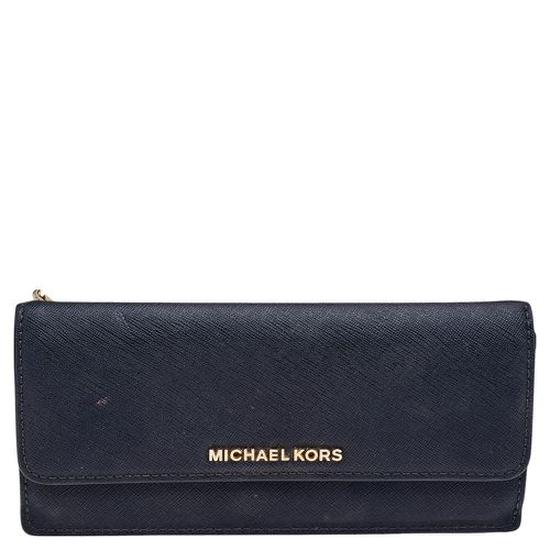 Saffiano Leather Jet Set Travel Flat Wallet - Michael Kors - Modalova