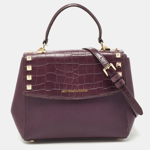 Michael Kors Burgundy Leather Karla Satchel - Michael Kors - Modalova