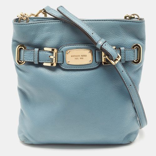 Michael Kors Blue Leather Hamilton Crossbody Bag - Michael Kors - Modalova