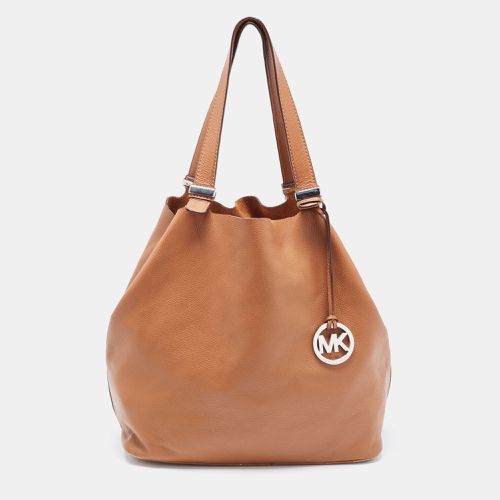 Michael Kors Brown Leather Bucket Tote - Michael Kors - Modalova