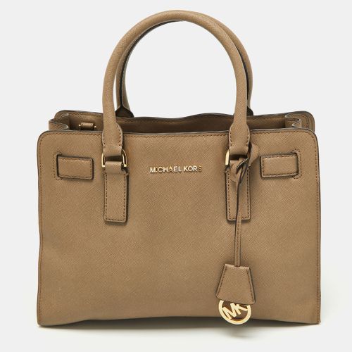 Michael Kors Beige Leather Hamilton East West Tote - Michael Kors - Modalova