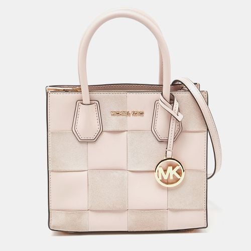 Michael Kors Light Pink Leather and Suede Mercer Tote - Michael Kors - Modalova