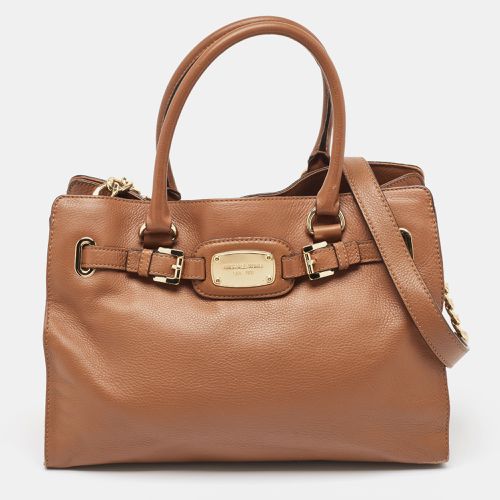 Michael Kors Brown Leather Hamilton Tote - Michael Kors - Modalova