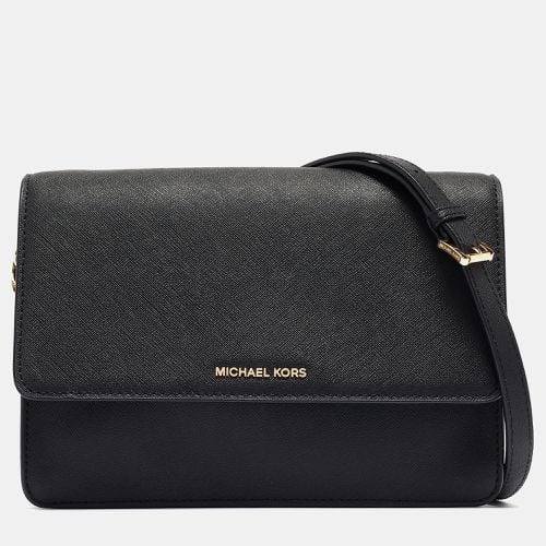 Michael Kors Black Leather Jet Set Crossbody Bag - Michael Kors - Modalova