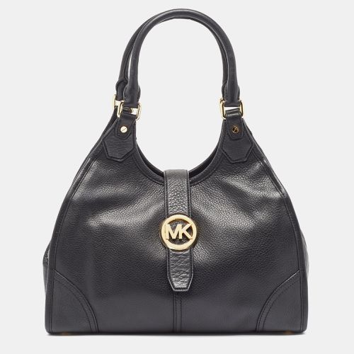 Michael Kors Black Leather Hudson Shoulder Bag - Michael Kors - Modalova