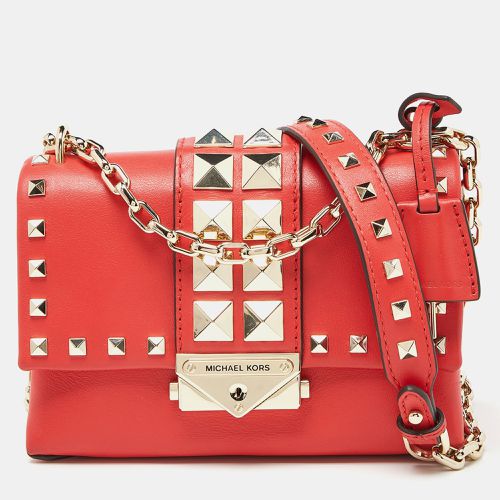 Michael Kors Red Studded Leather Mini Cece Crossbody Bag - Michael Kors - Modalova