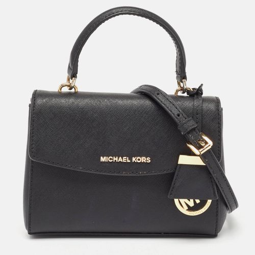 Michael Kors Black Saffiano Leather Extra Small Ava Top Handle Bag - Michael Kors - Modalova