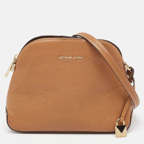 Michael Kors Brown Leather Cindy Dome Crossbody Bag - Michael Kors - Modalova