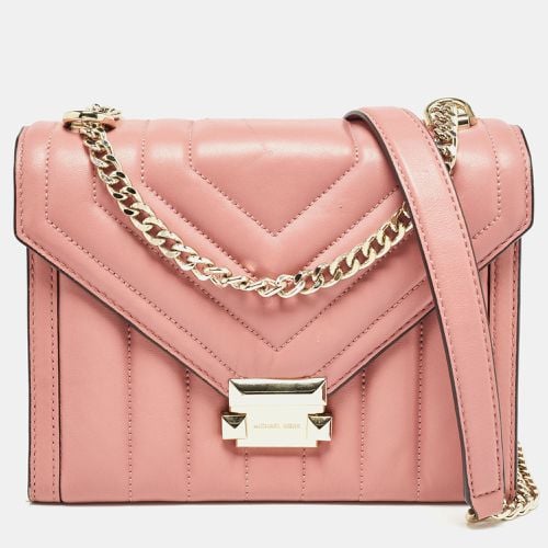 Michael Kors Pink Quilted Leather Large Whitney Shoulder Bag - Michael Kors - Modalova