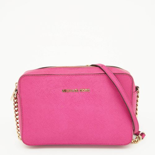 Michael Kors Pink Leather Jet Set Crossbody Bag - Michael Kors - Modalova