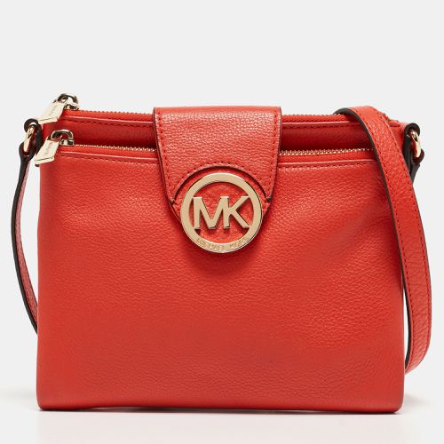 Michael Kors Orange Leather Large Fulton Crossbody Bag - Michael Kors - Modalova