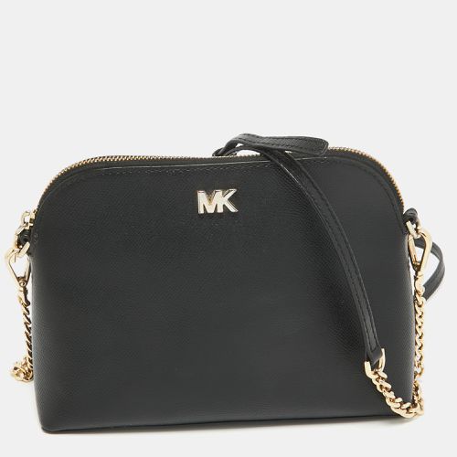 Michael Kors Black Leather Dome Crossbody Bag - Michael Kors - Modalova