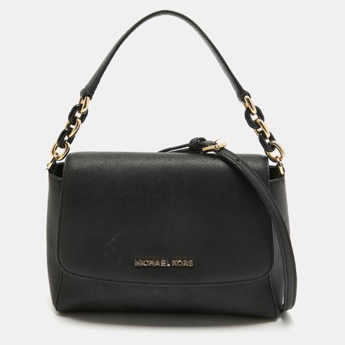 Michael Kors Black Safiano Leather Sofia Top Handle Bag - Michael Kors - Modalova