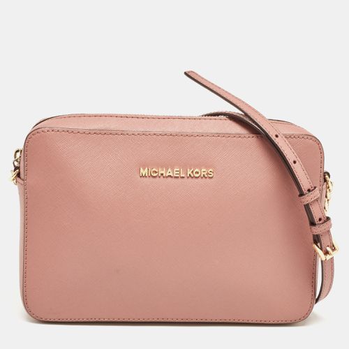 Michael Kors Old Rose Leather Large East West Jet Set Crossbody Bag - Michael Kors - Modalova