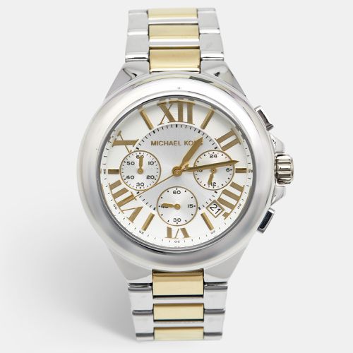 Michael Kors Silver Two Tone Stainless Steel Camille MK5653 Women's Wristwatch 43 mm - Michael Kors - Modalova