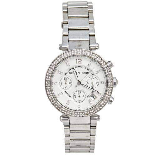 Michael Kors Silver Stainless Steel Parker MK5353 Women's Wristwatch 39 mm - Michael Kors - Modalova