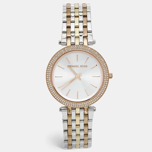 Michael Kors Silver Three Tone Stainless Steel Darci MK3203 Women's Wristwatch 39 mm - Michael Kors - Modalova