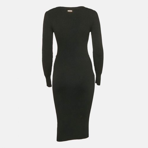 MICHAEL Michael Kors Black Rib Knit Bodycon Dress XS - MICHAEL Michael Kors - Modalova