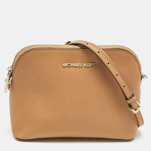 MICHAEL Michael Kors Tan Leather Cindy Crossbody Bag - MICHAEL Michael Kors - Modalova