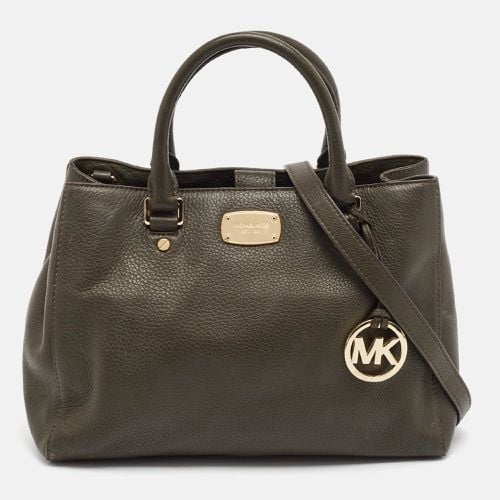 Leather Logo Tote - MICHAEL Michael Kors - Modalova