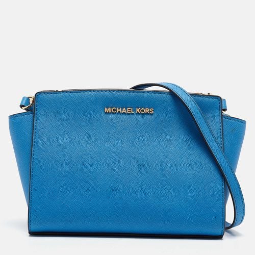 MICHAEL Michael Kors Blue Leather Small Selma Crossbody Bag - MICHAEL Michael Kors - Modalova