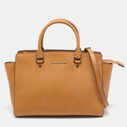 MICHAEL Michael Kors Beige Leather Large Selma Tote - MICHAEL Michael Kors - Modalova