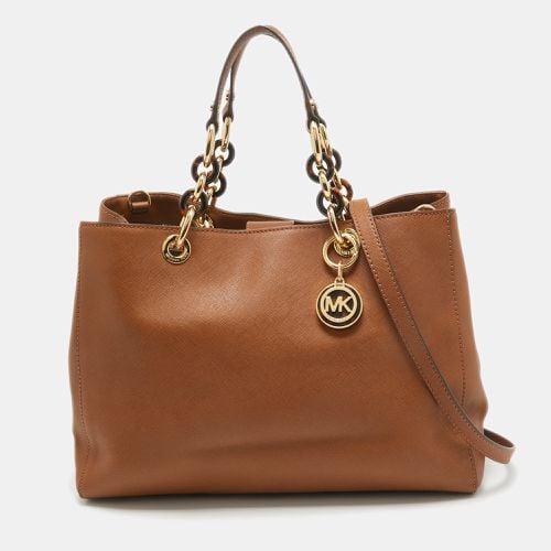 MICHAEL Michael Kors Brown Leather Cynthia Tote - MICHAEL Michael Kors - Modalova