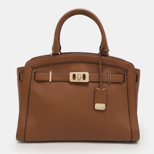 MICHAEL Michael Kors Brown Leather Large Karson Tote - MICHAEL Michael Kors - Modalova