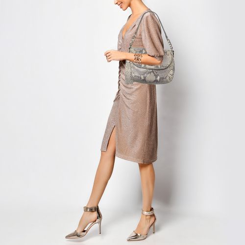 Python Embossed Leather Shoulder Bag - MICHAEL Michael Kors - Modalova