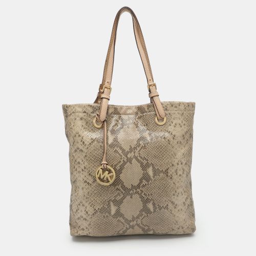 Python Embossed Leather Tote - MICHAEL Michael Kors - Modalova