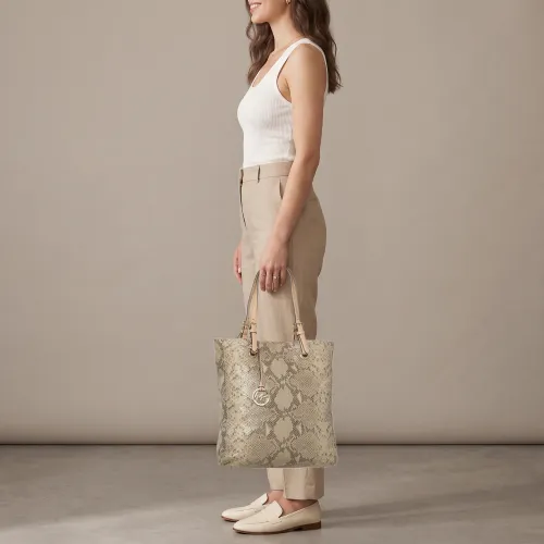 Python Embossed Leather Tote - MICHAEL Michael Kors - Modalova