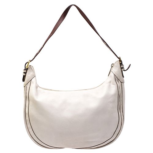 Michael Michael Kors Beige/Brown Leather Hobo - MICHAEL Michael Kors - Modalova