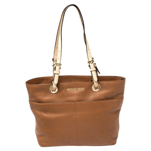 MICHAEL Michael Kors Brown/Beige Leather Bedford Tote - MICHAEL Michael Kors - Modalova