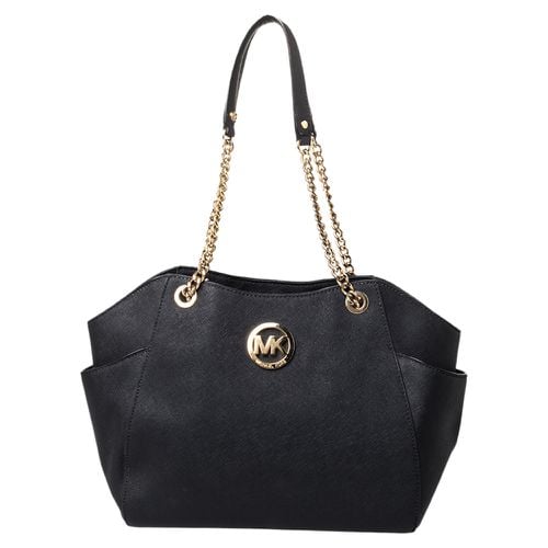 MICHAEL Michael Kors Black Leather Jet Set Tote - MICHAEL Michael Kors - Modalova