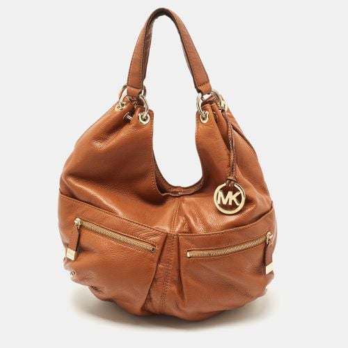 Michael Kors Brown Soft Leather Large Layton Hobo - MICHAEL Michael Kors - Modalova