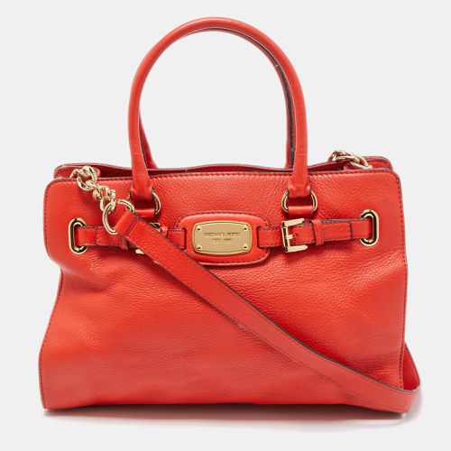 MICHAEL Michael Kors Red Leather East West Hamilton Tote - MICHAEL Michael Kors - Modalova