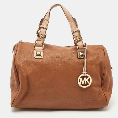 MICHAEL Michael Kors Brown Leather Grayson Boston Bag - MICHAEL Michael Kors - Modalova