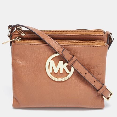 MICHAEL Michael Kors Brown Leather Crossbody Bag - MICHAEL Michael Kors - Modalova